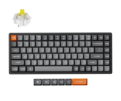 Klawiatura Keychron K2Max J4 QMK Keychron Super Banana RGB Alu HotSwap TKL